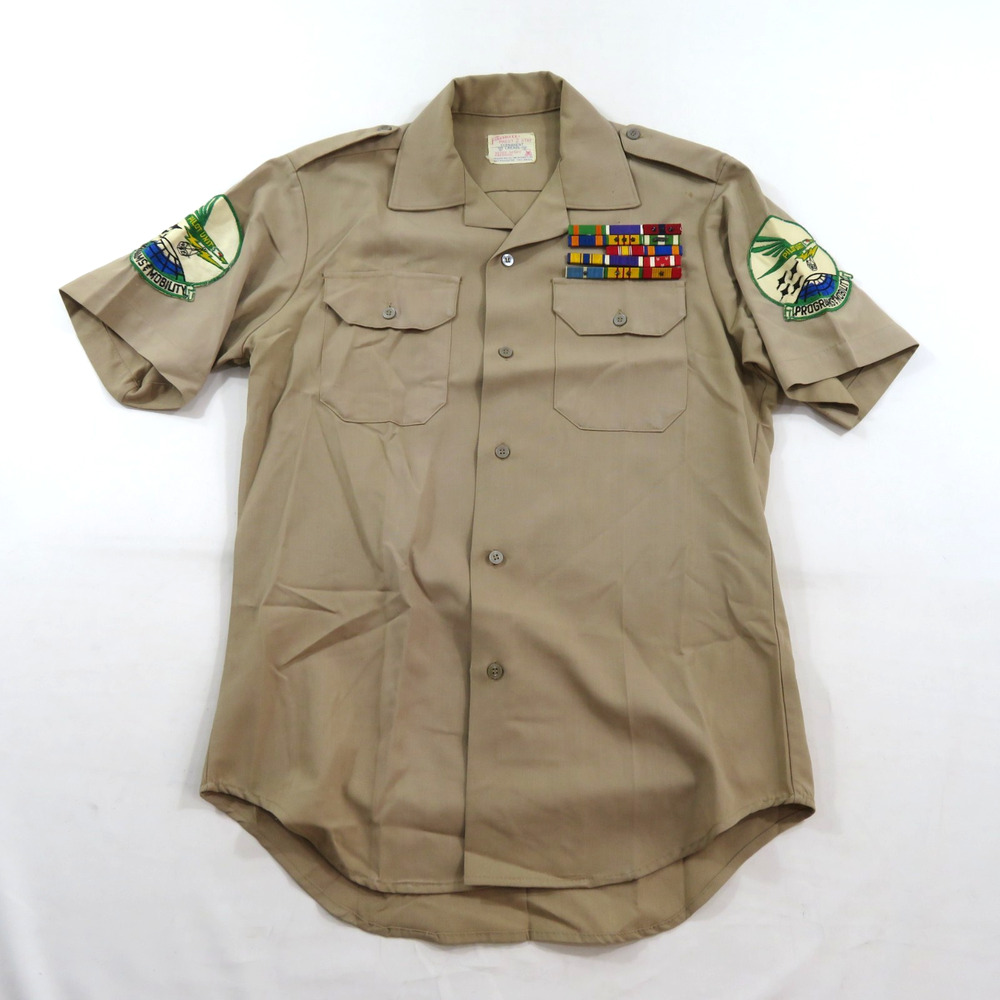 Vietnam Korea War Finesilver Shirt Pilots Unit Programs Mobility Patches